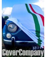 Fiat car cover with Italian flag