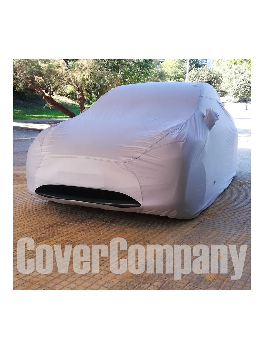 Custom Rainproof Tesla Car Cover - Outdoor Platinum Range