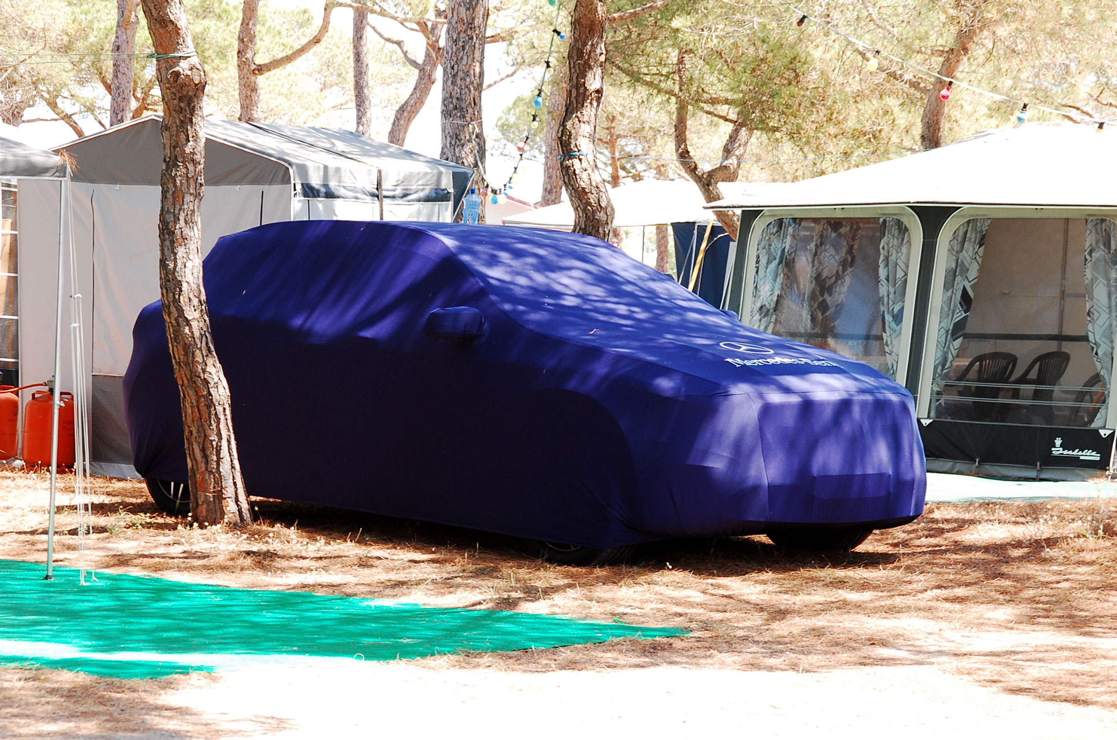 car protection for camping holidays