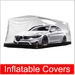 Inflatable car covers